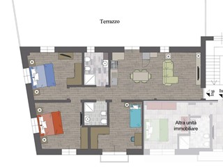 Bilocale in Vendita a Taggia, zona Arma Di Taggia, 155'000€, 50 m²