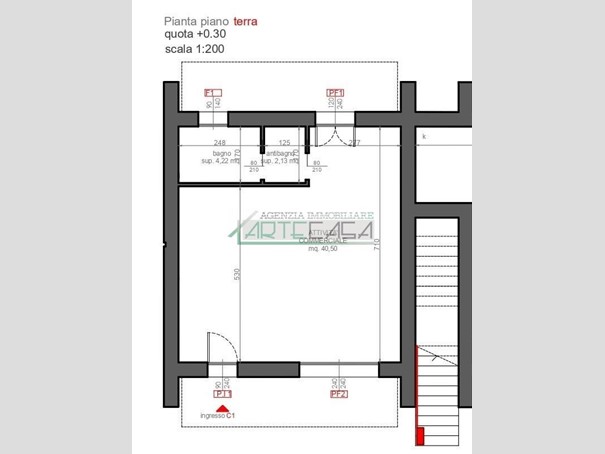Negozio in Vendita a San Giuliano Terme, zona Colignola, 140'000€, 56 m²