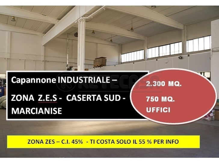 Capannone in Vendita a Marcianise, 5000 m²