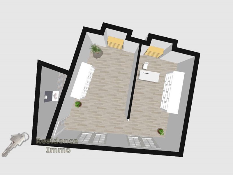 Immobile commerciale in Affitto a Bolzano, zona Centro, 1'500€, 46 m²