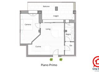 Bilocale in Vendita a Cesena, zona Centrale, 213'000&euro;, 85 m²