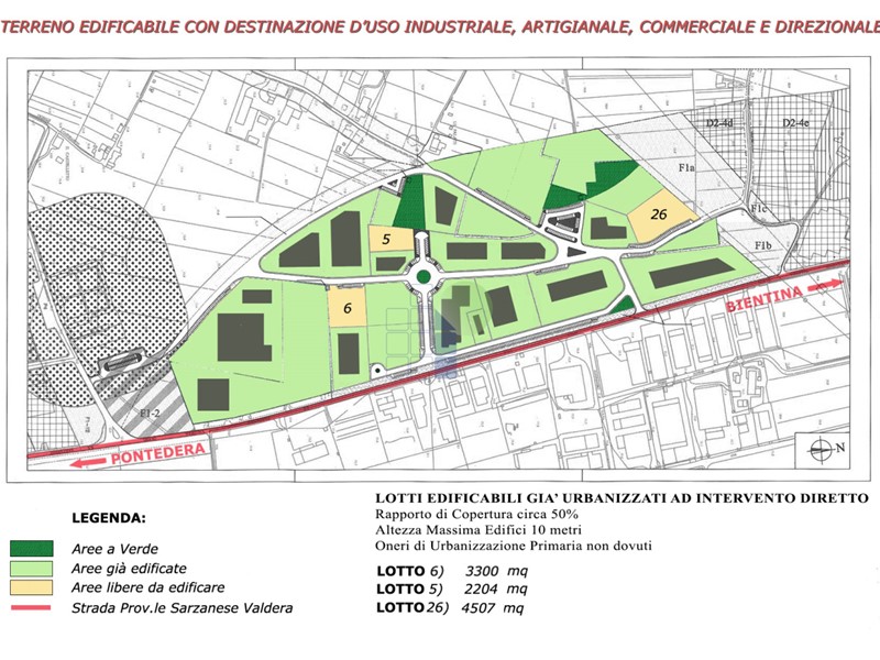 Terreno agricolo in Vendita a Calcinaia, 265'000€, 3300 m²