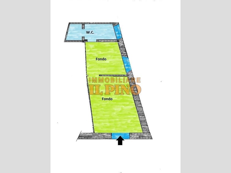 Immobile commerciale in Vendita a Pisa, zona Riglione Oratoio, 57'000€, 30 m²