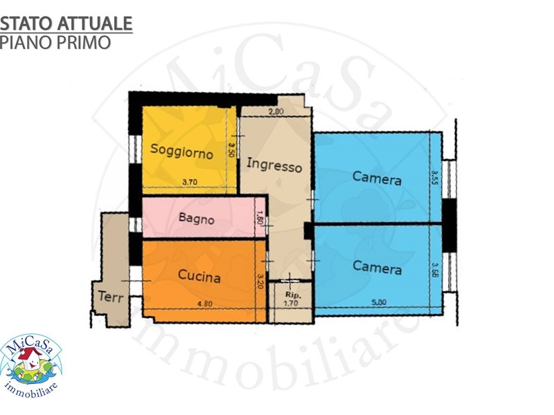 Quadrilocale in Vendita a Pisa, zona CENTRO STORICO, 249'000€, 105 m²