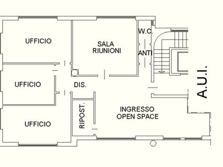 Ufficio in Affitto a Rimini, zona RIMINI SUD, 1'250€, 130 m²