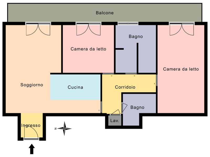 Trilocale in Vendita a Milano, 485'000€, 88 m²