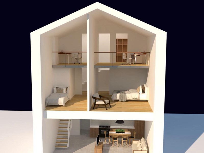 Casa Semi Indipendente in Vendita a Torino, 219'000€, 115 m²