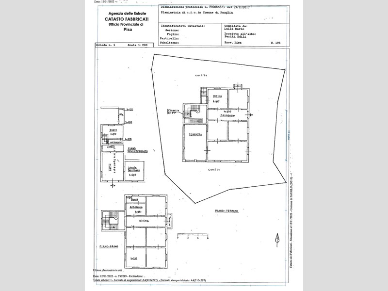 Villa in Vendita a Fauglia, 430'000€, 350 m², con Box