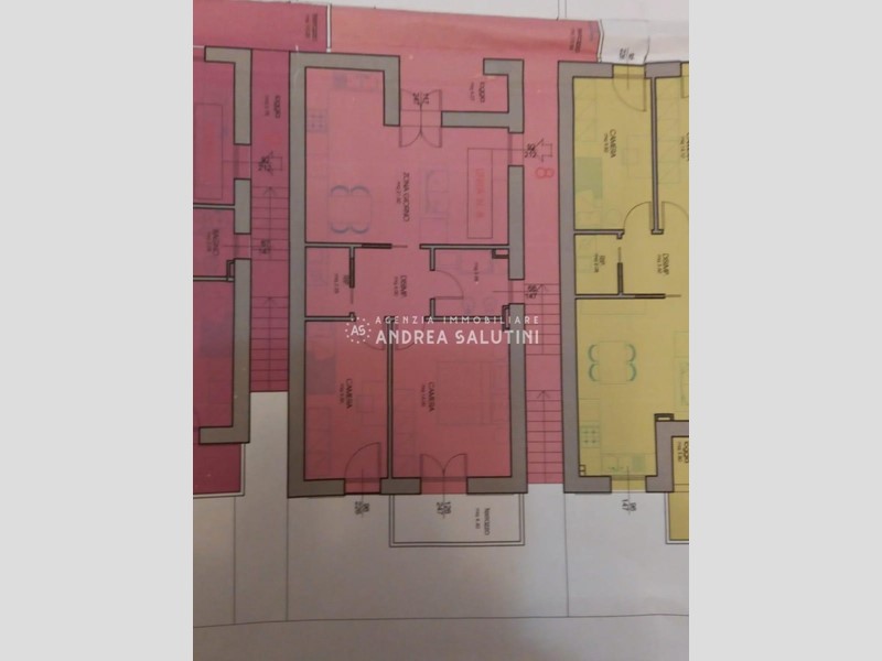 Trilocale in Vendita a Pontedera, 240'000€, 65 m², con Box