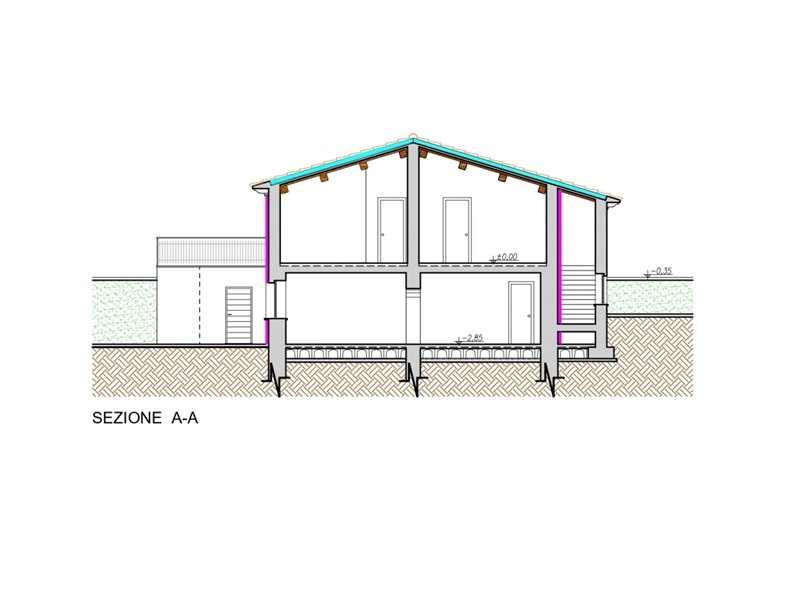 Casa Indipendente in Vendita a Lugnano in Teverina, 395'000€, 200 m²