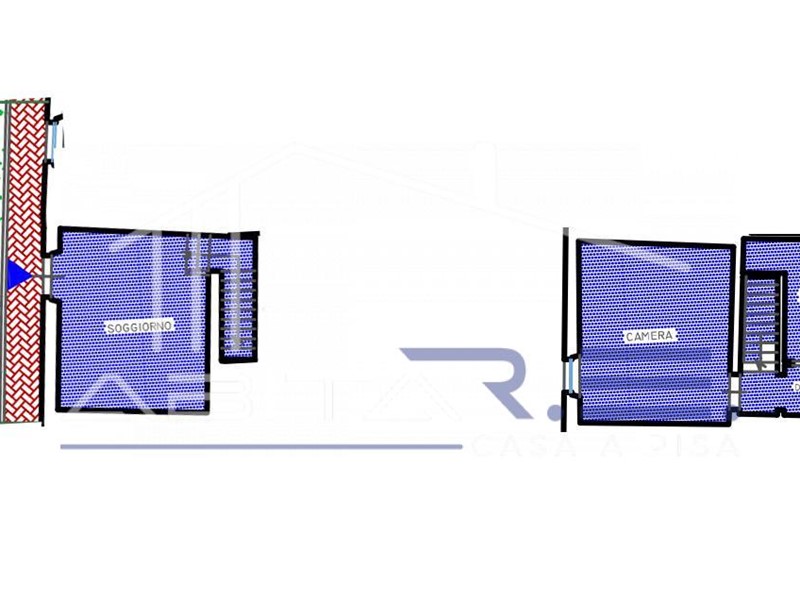Trilocale in Vendita a Pisa, zona La Vettola, 170'000€, 48 m²