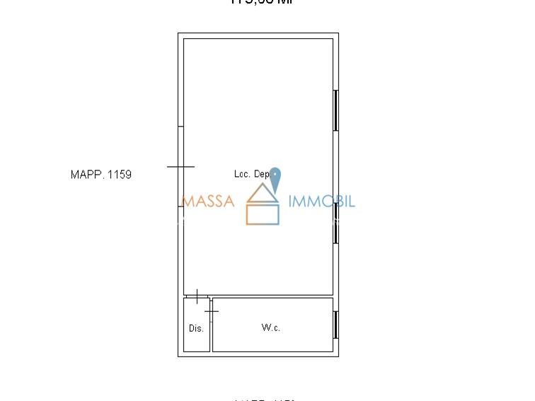 Capannone in Vendita a Massa, 150'000€, 70 m²