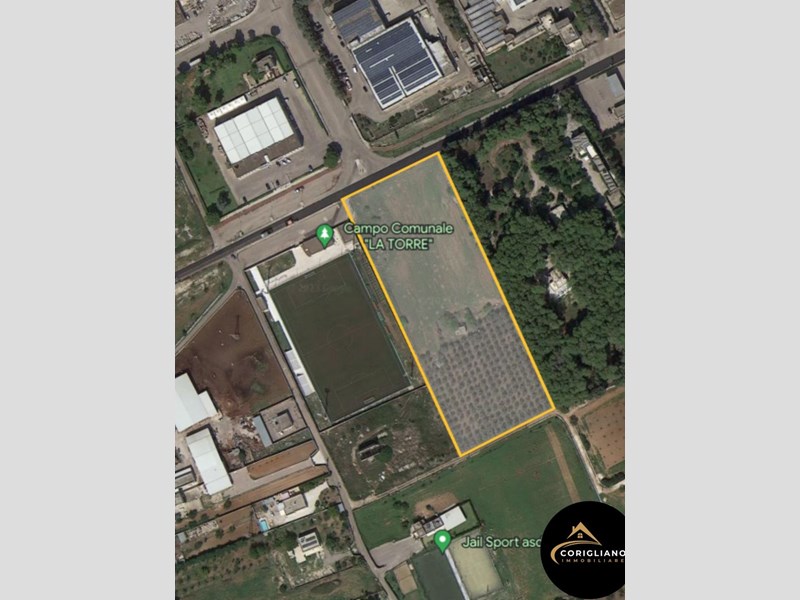Terreno edificabile in Vendita a Castrignano de' Greci, zona via per Corigliano, 159'000€, 16.043
