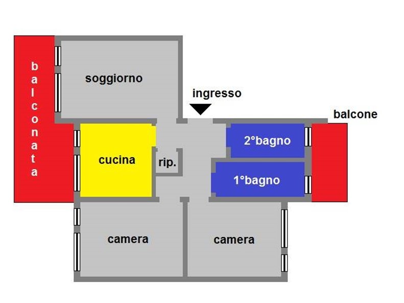Appartamento in Vendita a Genova, zona Granarolo, 149'000€, 102 m²