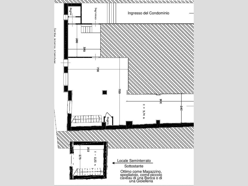 Immobile commerciale in Affitto a Carrara, 2'300€, 120 m²