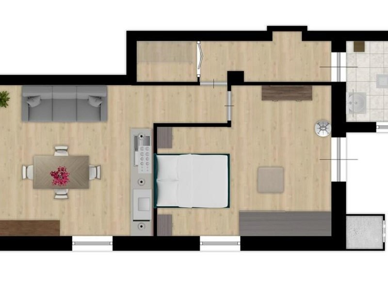 Bilocale in Vendita a Cascina, 115'000€, 50 m²