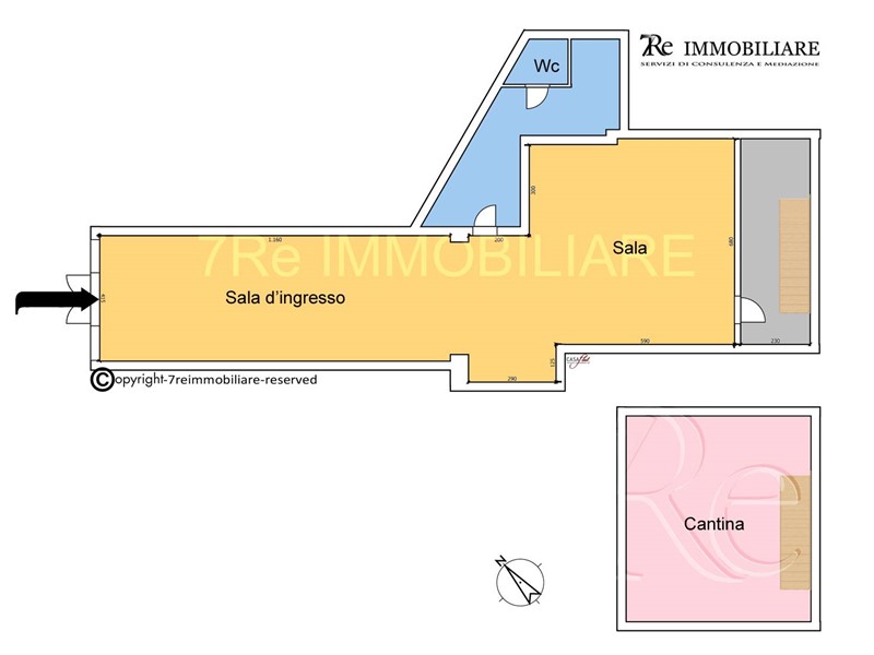 Immobile commerciale in Vendita a Palermo, zona Politeama, 138'000€, 160 m²