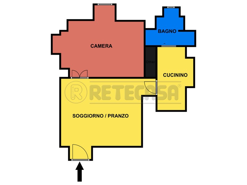 Bilocale in Vendita a Bisceglie, zona Via La Marina, 85'000€, 50 m²