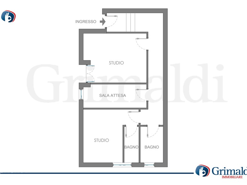 Ufficio in Affitto a Napoli, 1'500€, 60 m², arredato