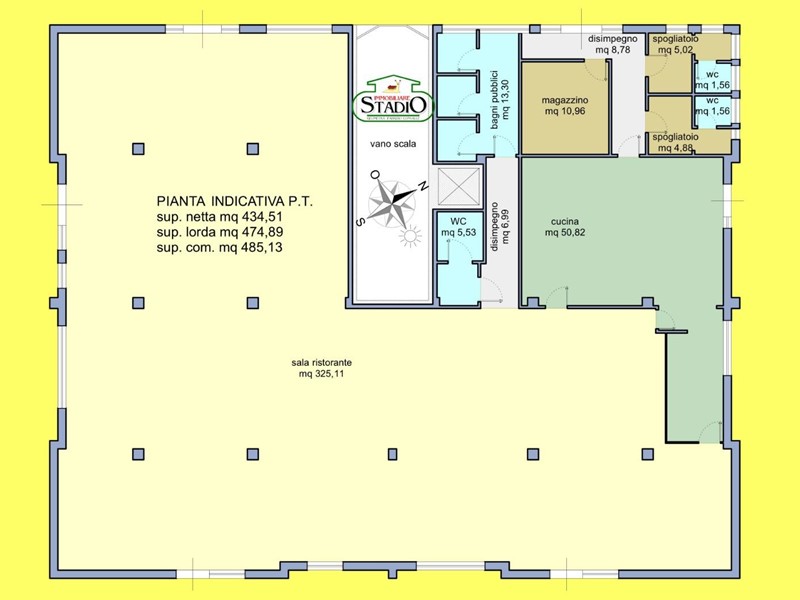Immobile commerciale in Vendita a Carrara, zona Sant'Antonio, 590'000€, 435 m²