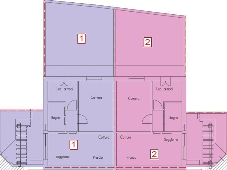 Trilocale in Vendita a Pontedera, zona Gello, 139'000€, 55 m²