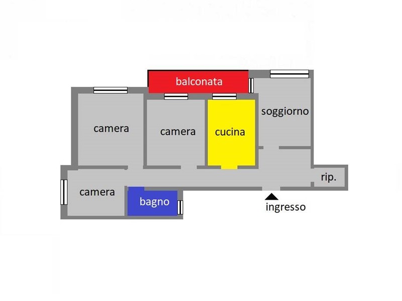 Appartamento in Vendita a Genova, zona San Teodoro, 89'000€, 100 m²