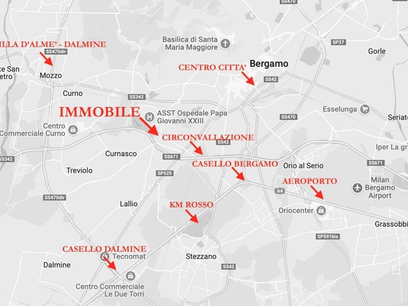 Capannone in Vendita a Bergamo, zona Ospedale, 1'130'000€, 826 m²