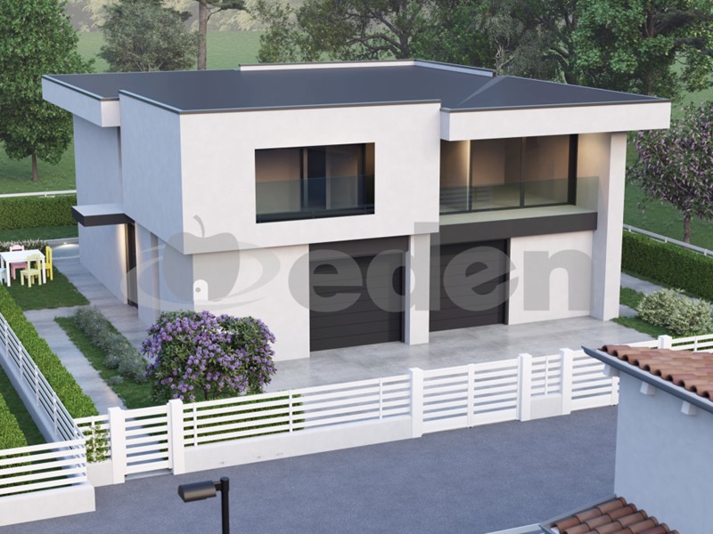 Villa in Vendita a Castelfranco Emilia, zona Panzano, 390'000€, 170 m², con Box