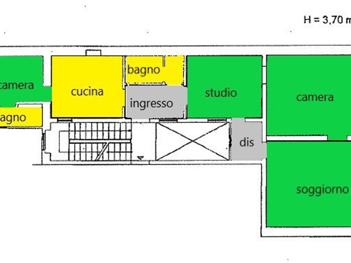 Quadrilocale in Vendita a Bari, 145'000€, 115 m²