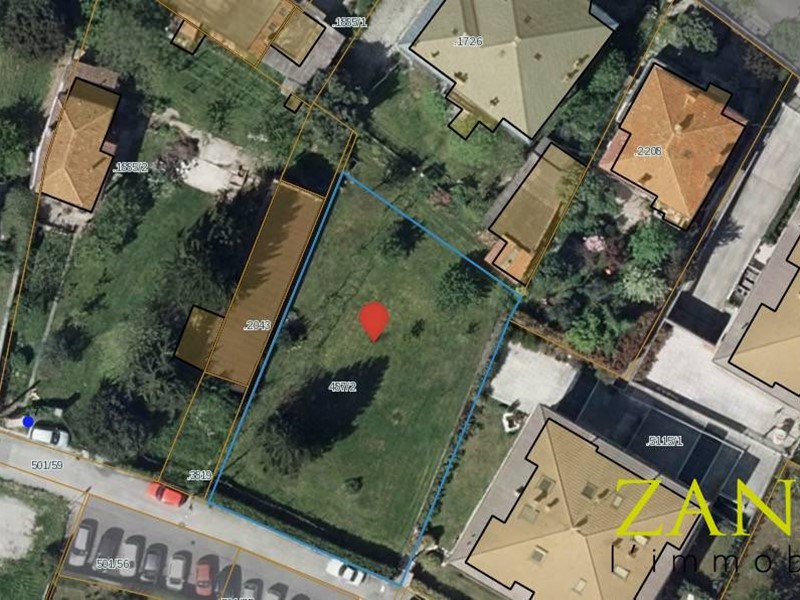 Terreno edificabile in Vendita a Gorizia, zona Sant'Anna, 85'000€, 750 m²
