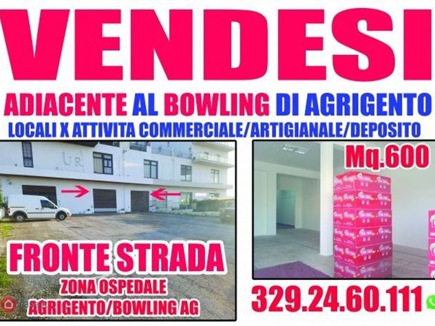 Magazzino in Vendita a Agrigento, 280'000€, 600 m²