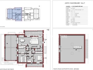 Attico in Vendita a Pontedera, zona La Borra, 355'000€, 110 m², con Box