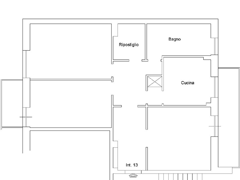 Quadrilocale in Vendita a Roma, zona TIBURTINA CENTRO, 320'000€, 105 m²