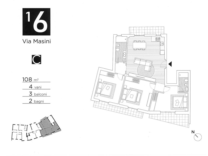 Quadrilocale in Vendita a Castelfiorentino, 160'000€, 104 m²