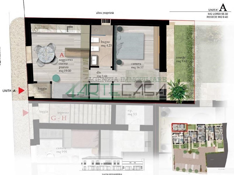 Bilocale in Vendita a Cascina, 180'000€, 50 m²