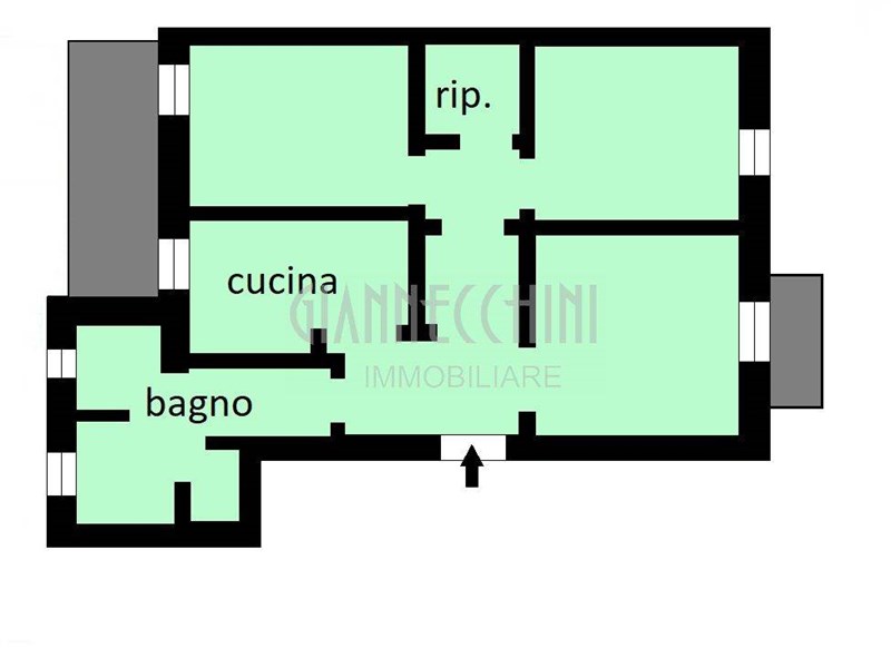 Quadrilocale in Vendita a La Spezia, zona via Valle, 175'000€, 100 m²