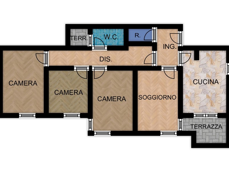 Appartamento in Vendita a Firenze, zona Isolotto, 245'000€, 110 m²