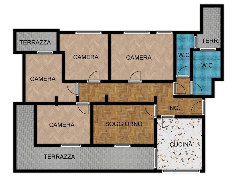 Appartamento in Vendita a Firenze, zona Isolotto, 290'000€, 120 m²