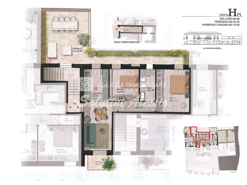 Trilocale in Vendita a Cascina, 275'000&euro;, 67 m²