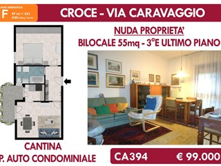 Bilocale in Vendita a Casalecchio di Reno, 99'000€, 55 m²