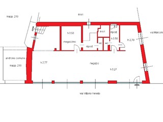 Negozio in Vendita a Golasecca, 30'000€, 150 m²