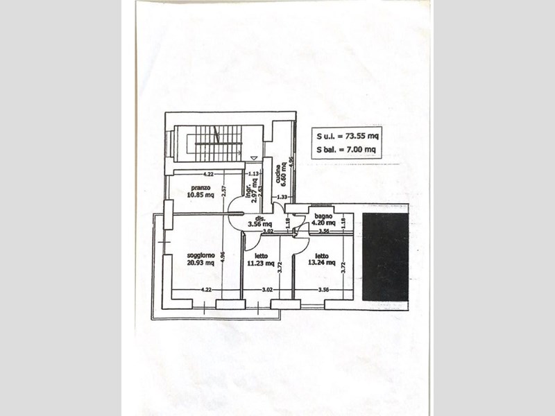 Trilocale in Vendita a Caserta, zona Via valtorta, 85'000€, 80 m²