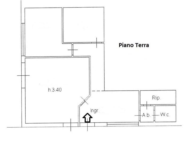 Immobile commerciale in Vendita a Palaia, zona Forcoli, 45'000€, 75 m²