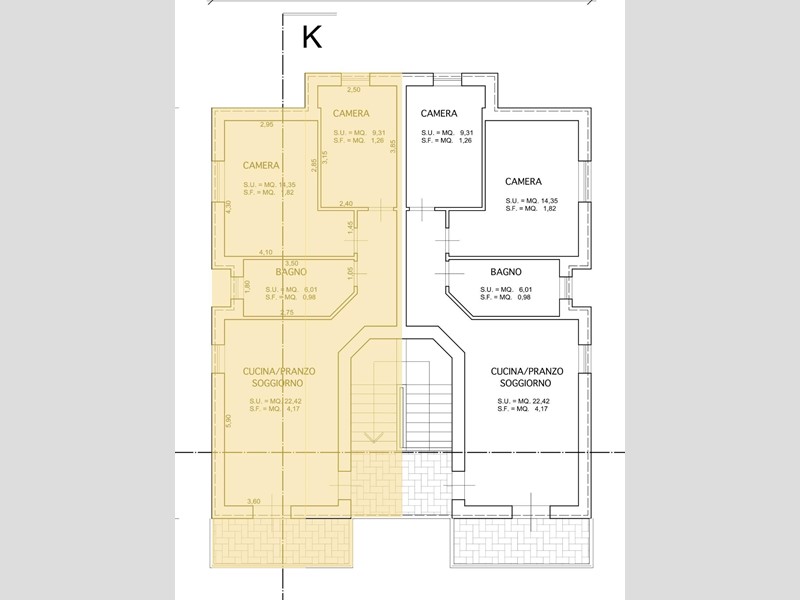 Trilocale in Vendita a Cerreto Guidi, 230'000€, 60 m², con Box
