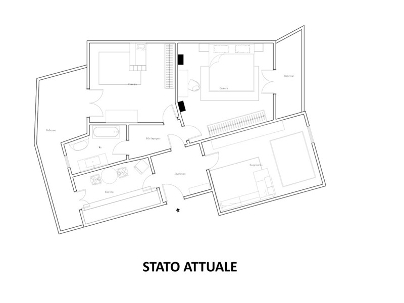 Trilocale in Vendita a Napoli, 340'000€, 98 m²