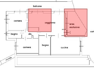 Appartamento in Vendita a Torino, 187'500€, 143 m², con Box