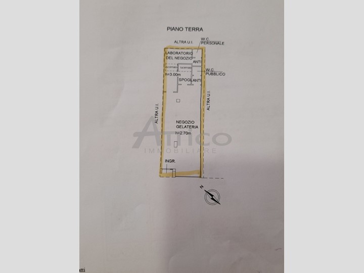 Immobile commerciale in Affitto a Rovigo, zona Centro cittÃ, 1'500€, 85 m²