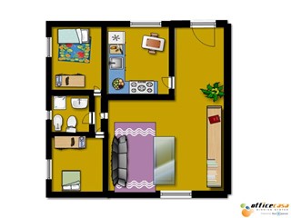 Quadrilocale in Vendita a Livorno, zona Antignano, 175'000&euro;, 75 m²