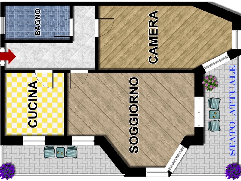 Quadrilocale in Vendita a Lavagna, 235'000€, 76 m²