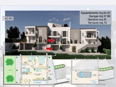 Trilocale in Vendita a Jesi, 165'000€, 89 m², con Box